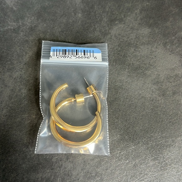 Jenny Bird Slim Doune Hoop Earrings in Gold 120$ - Picture 7 of 7